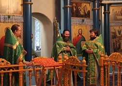 Духовенство Архангельской и Котласской епархий поздравило игумена Феодосия с днем тезоименитства