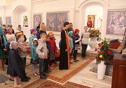 Ученики Плесецкой воскресной школы посетили Сийский монастырь